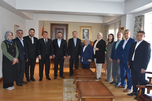 Kahramankazan Ak Parti İlçe Başkanı ve İlçe Teşkilatının ziyareti.